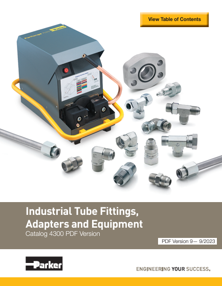 Parker Industrial Tube Fittings, Adapters, and Equipment